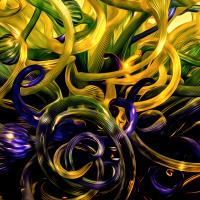 Medusa II:  Variation on a Theme by Dale Chihuly. Photograph by Dan Mangan