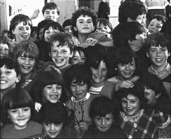 Irish Schoolchildren, County Mayo. Photograph by Dan Mangan