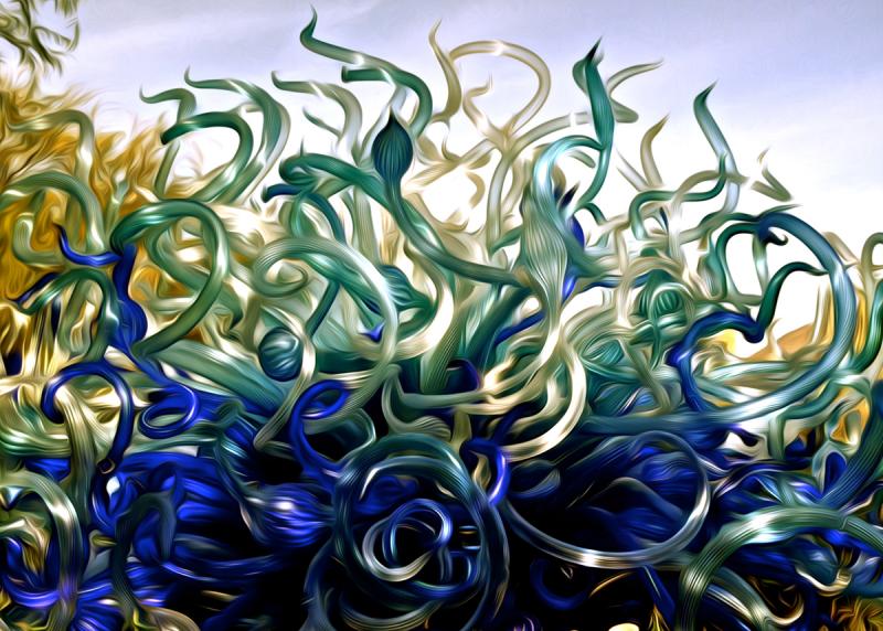 Medusa III:  Variation on a Theme by Dale Chihuly. Photograph by Dan Mangan