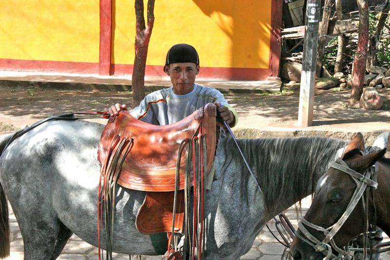 A Fine Saddle, Rural Nicaragua.  Photograph by Dan Mangan