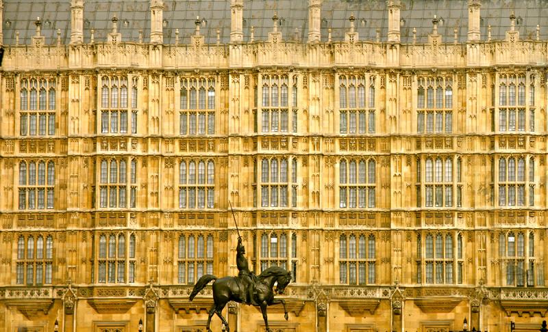 Richard the Lionheart Before Parliament, Westminster. Photograph by Dan Mangan