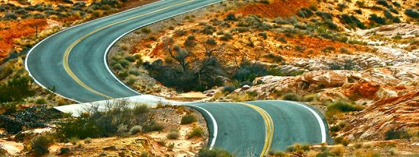 Road to Deep Time: Valley of Fire, Nevada. Photograph by Dan Mangan